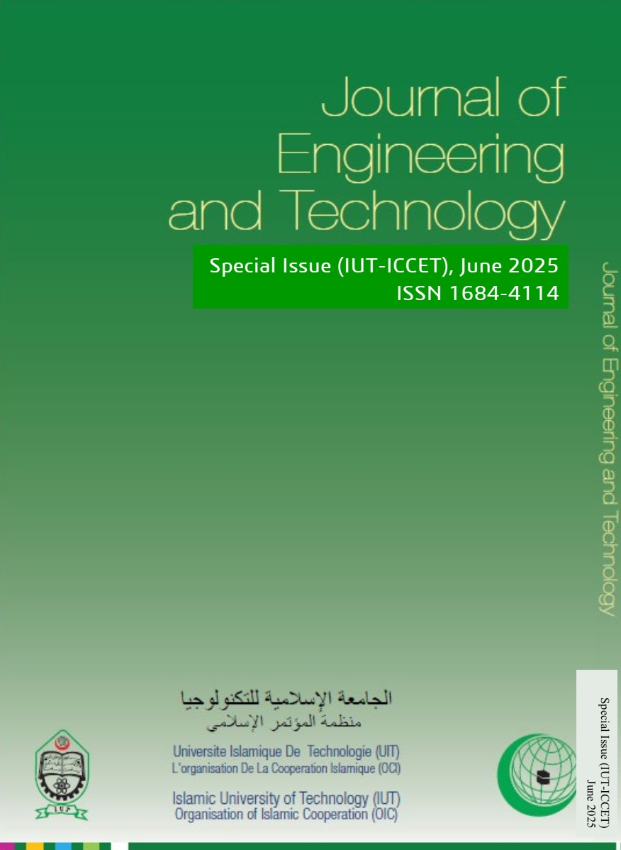 					View Vol. 19 No. 3 (2025): Special Issue (IUT-ICCET)
				